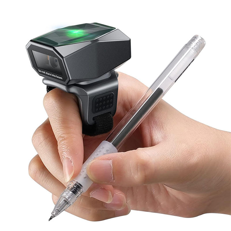 Barcode Scanner Wireless - Eyoyo Yüzük Parmak 2D Mini Cep