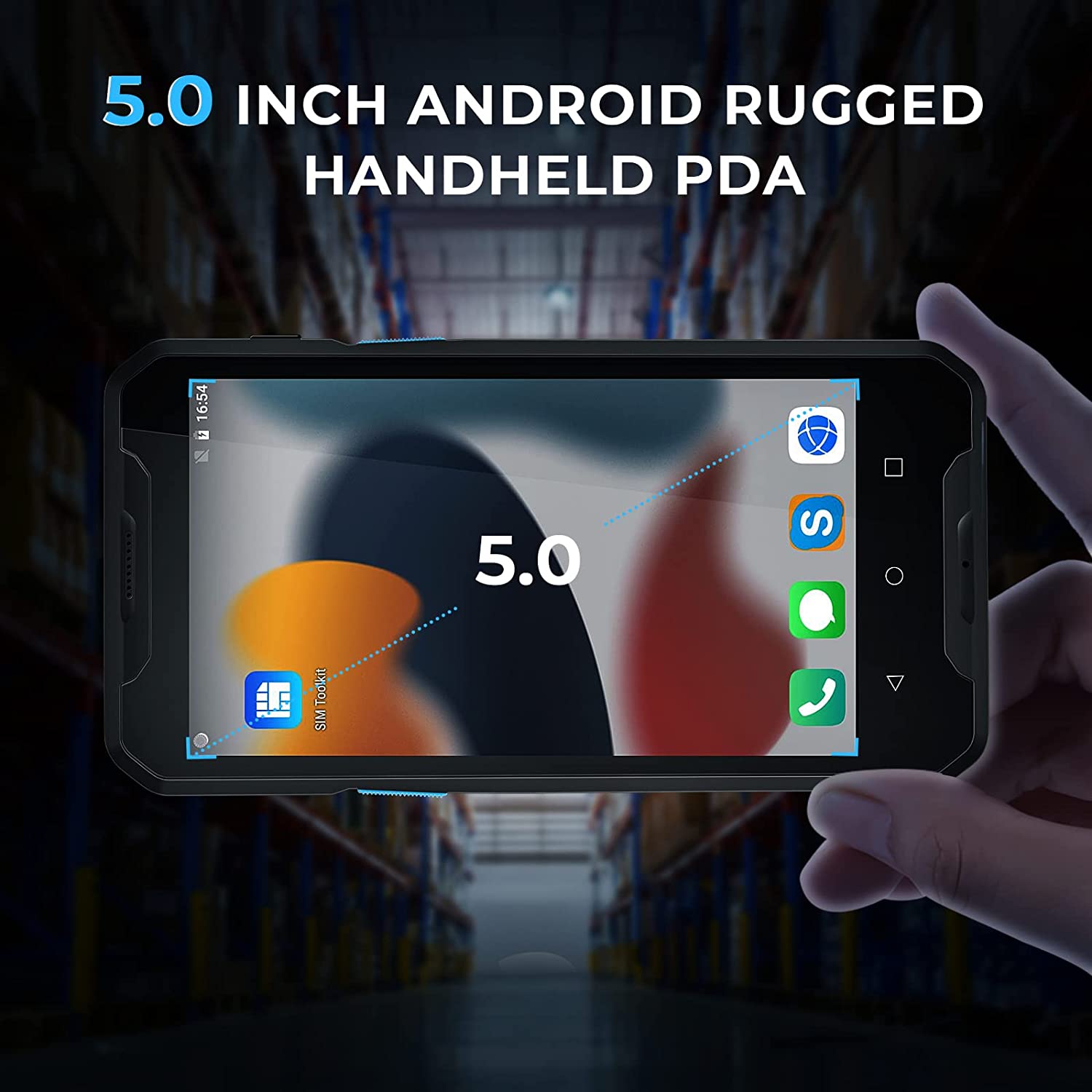 Android 9 4G Sağlam Kablosuz E - Barcode Scanner Wireless incelemesi ve fiyatı