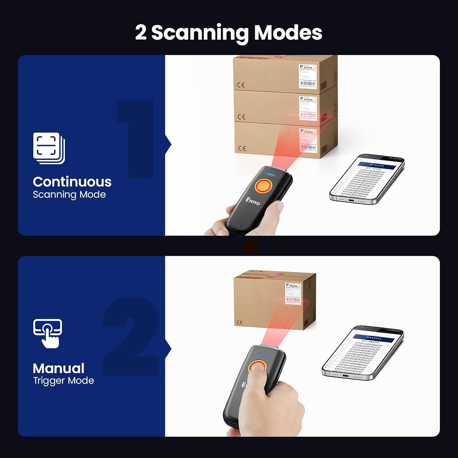 EYOYO Mini Barkod Tarayıcı 1D  - Barcode Scanner Wireless incelemesi ve fiyatı