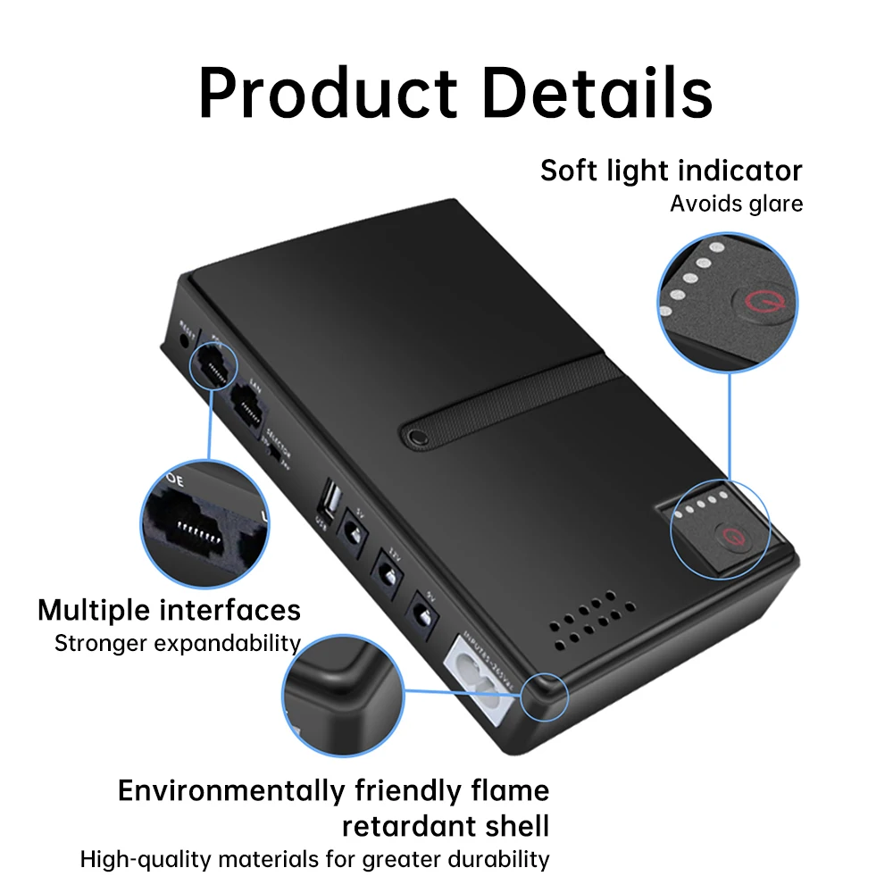 Router WiFi için Mini UPS Güç  - Portable Wifi Hotspot incelemesi ve fiyatı