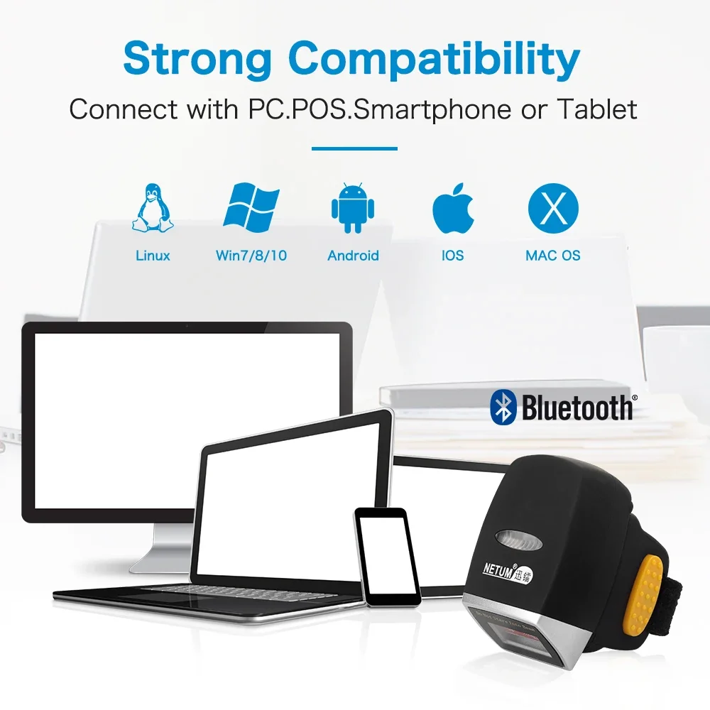 YENİ Netum Mini Parmak Yüzüğü  - Barcode Scanner Wireless incelemesi ve fiyatı