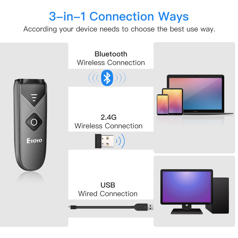 IPad 2D barkod tarayıcı USB ka - Barcode Scanner Wireless incelemesi ve fiyatı